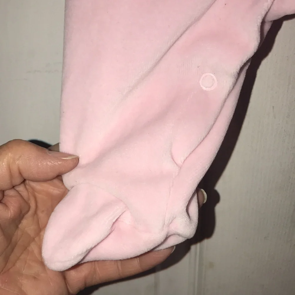 Infant Girl’s Velvety Onesie